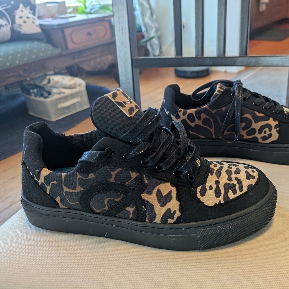 Brand New Temperley X Loci Seven Leopard Print Low Top Sneakers EU size 37